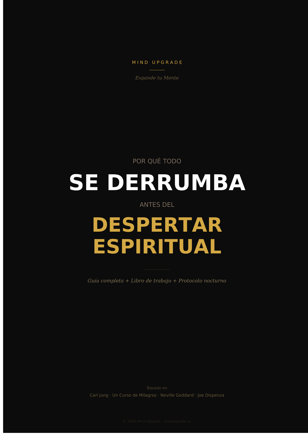 Portada de Por qué todo se derrumba antes del despertar espiritual